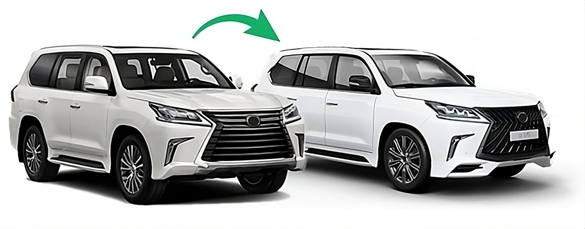 Aftermarket TRD Grill and Lip Fits Lexus LX 570 J200 3rd FL 2015 - 2021 New