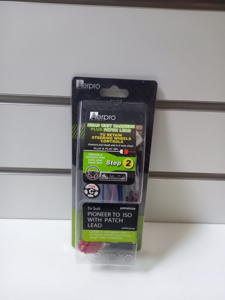 Suitable for various Pioneer Aftermarket AV Headunits with 16 pin connectors and steering wheel control compatibility,