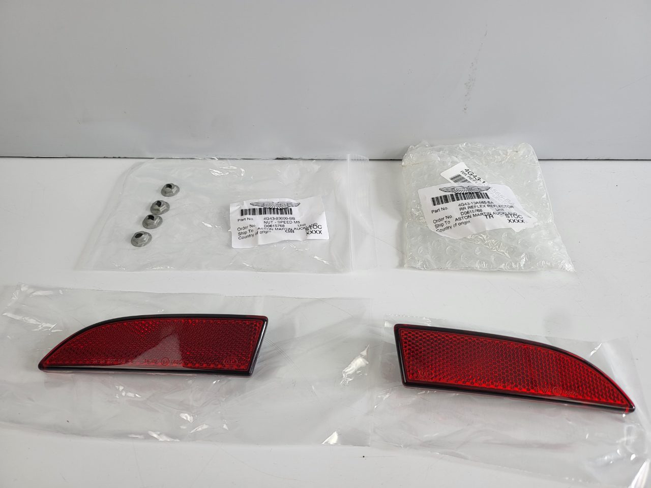 Genuine Reflectors Aston Martin DB9 DBS V12 Rapide Vantage Vanquish DB11 New