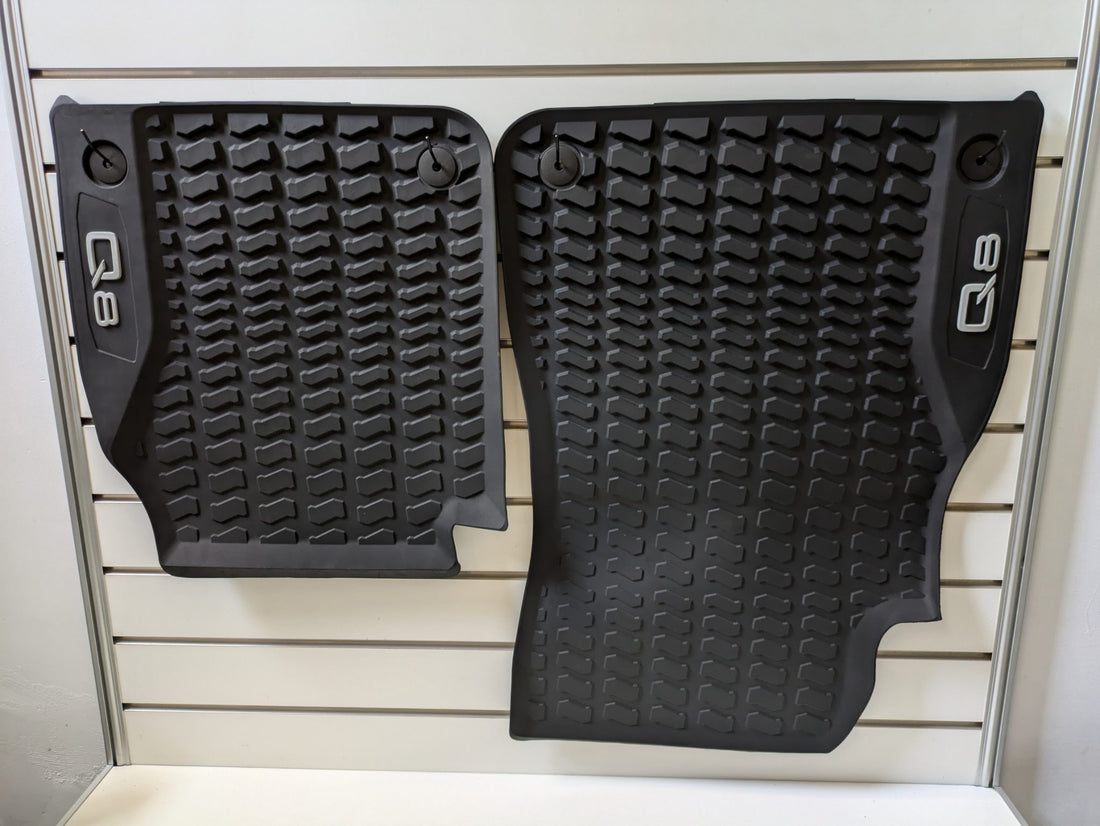 Genuine All Weather Rubber Mats Audi Q8 SQ8 RSQ8 RHD 2019-2022