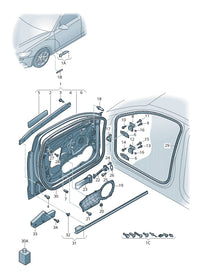 Genuine RH Front Door Skin Shell Audi RS6 S6 A6 C7 4G 2011–2018 New