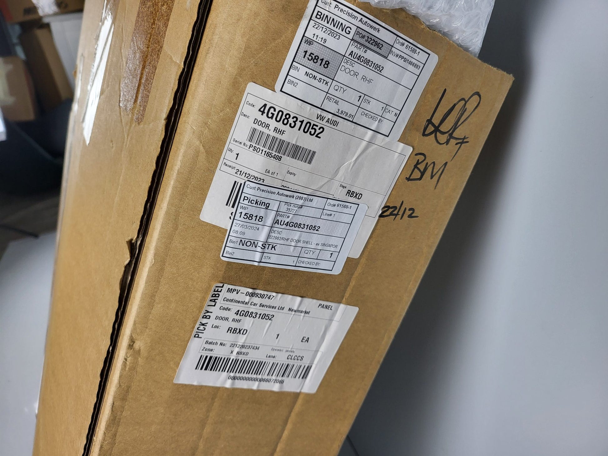 Genuine RH Front Door Skin Shell Audi RS6 S6 A6 C7 4G 2011–2018 New