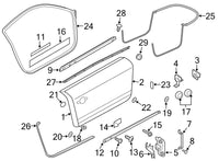 Genuine RH Door Skin Shell Audi TTRS TTS TT MkII Type 8J 2006 - 2014 New