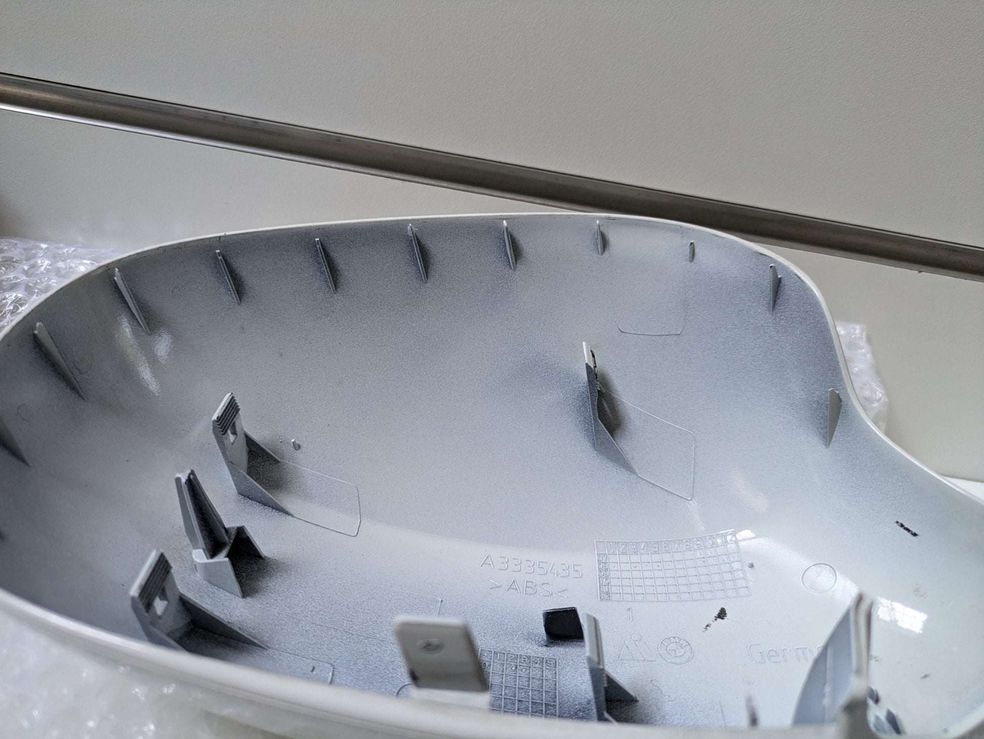 Genuine LH Left Wing Mirror Trim cover BMW 3 series E90 E91 2005-2011 Used