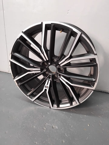 Genuine 20"x 8" 846M Rim Disc Alloy Jet Black Wheel G30 G31 Used