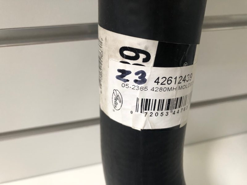 New American Made Gates Upper Radiator / Curved Hose NEW
