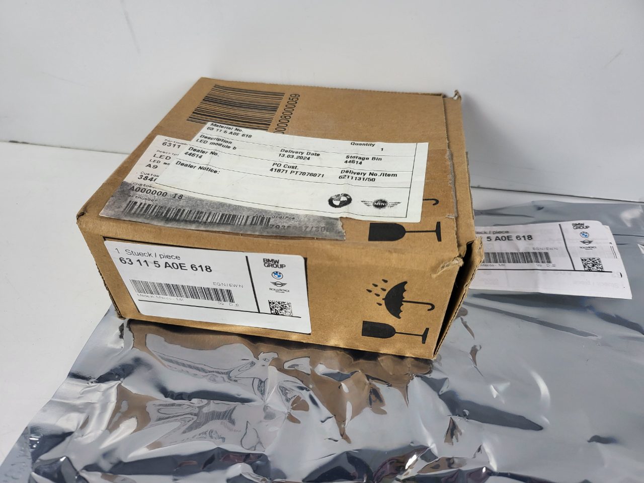 Genuine RH Top Basic Module BMW X3 G01 M F97 X4 G04 F98 G08 iX3 2021 - 2024 New