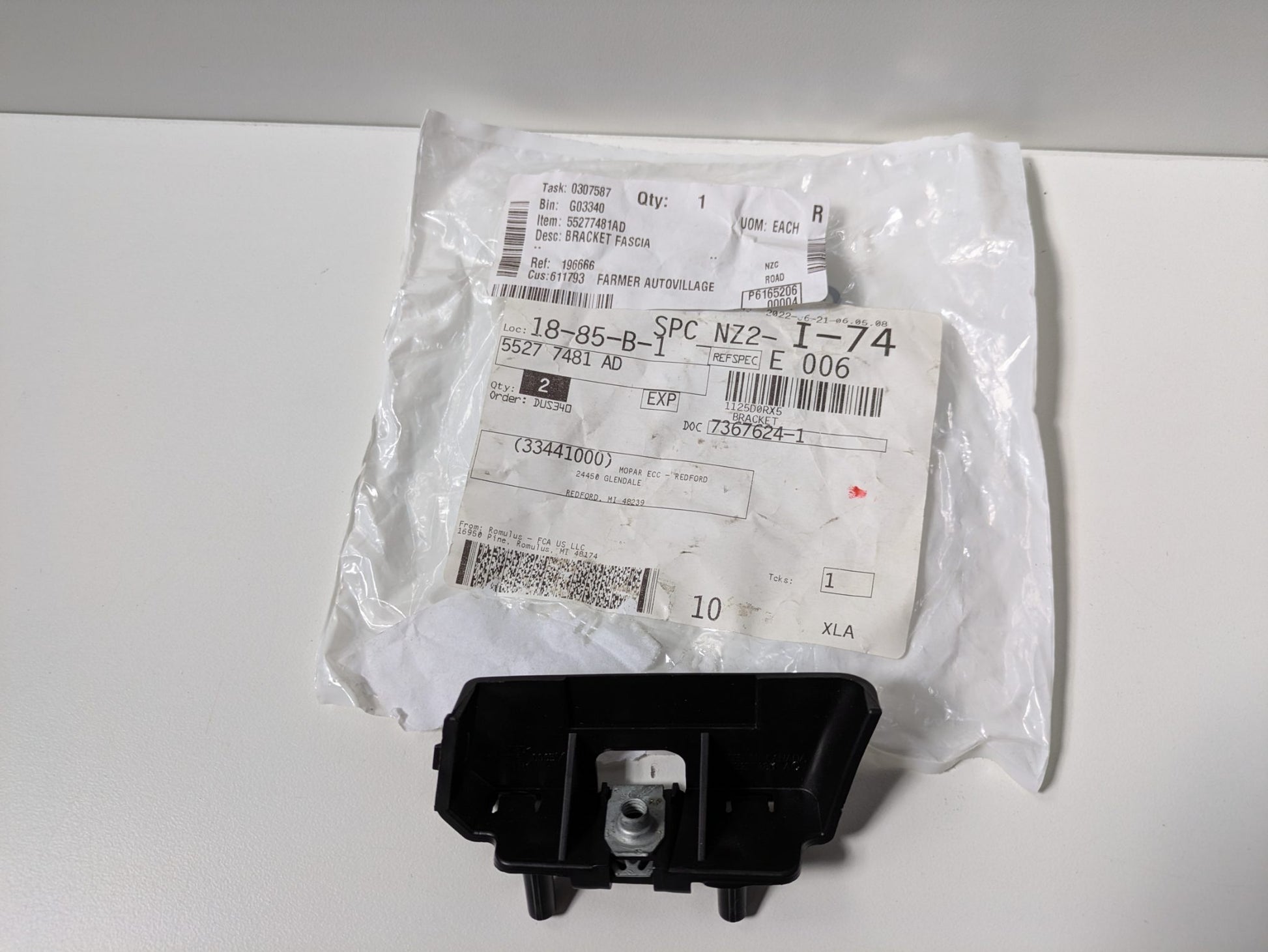 Genuine LH Front Bumper Cover Mount Bracket Dodge Ram 1500 2009-2021 New