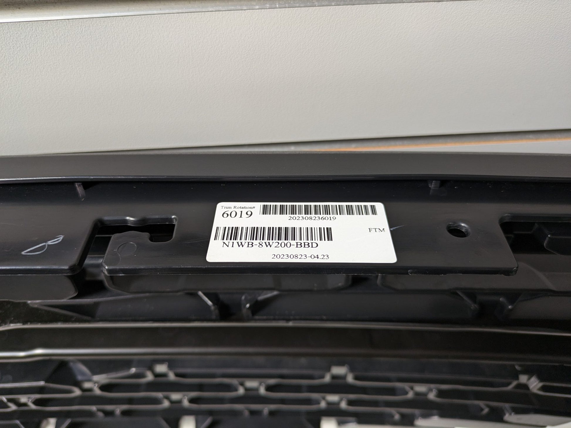 Genuine Front Bumper Grill Ford Ranger XL Next Gen 2022 - 2025 Used