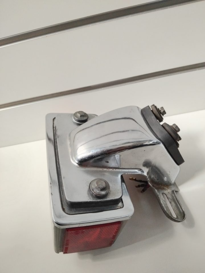 Genuine Taillight Brake Light and License Plate Bracket Kawasaki Z1100 GPz400 ZX400A Z750GP 1980s Used