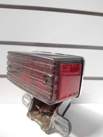 Genuine Taillight Brake Light and License Plate Bracket Kawasaki Z1100 GPz400 ZX400A Z750GP 1980s Used