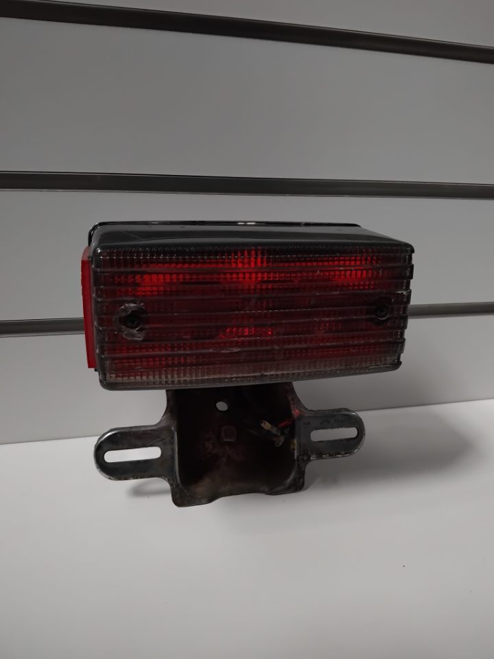 Genuine Taillight Brake Light and License Plate Bracket Kawasaki Z1100 GPz400 ZX400A Z750GP 1980s Used