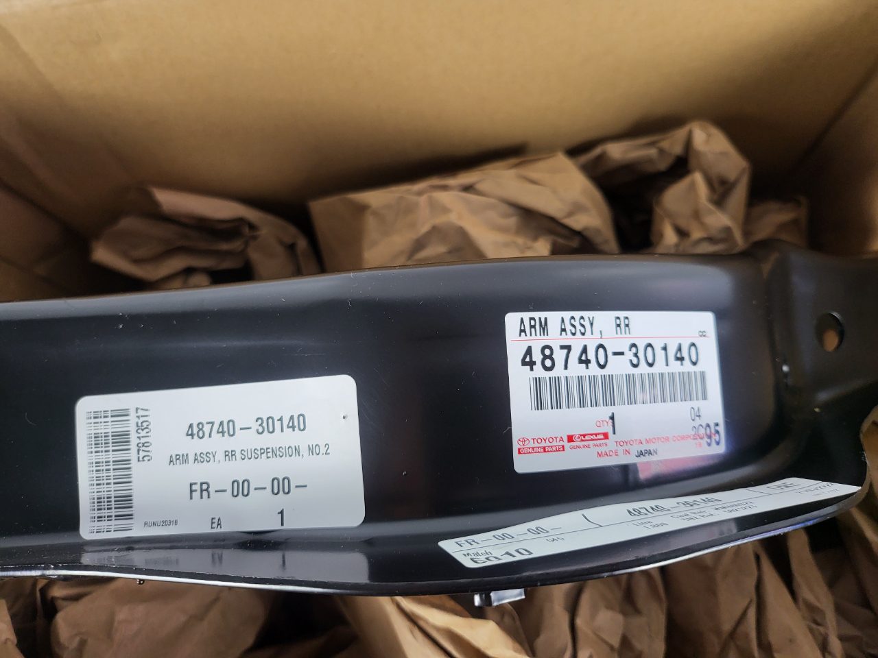 Genuine Left Lower Control Arm Lexus RC GS IS 2014-2025 New