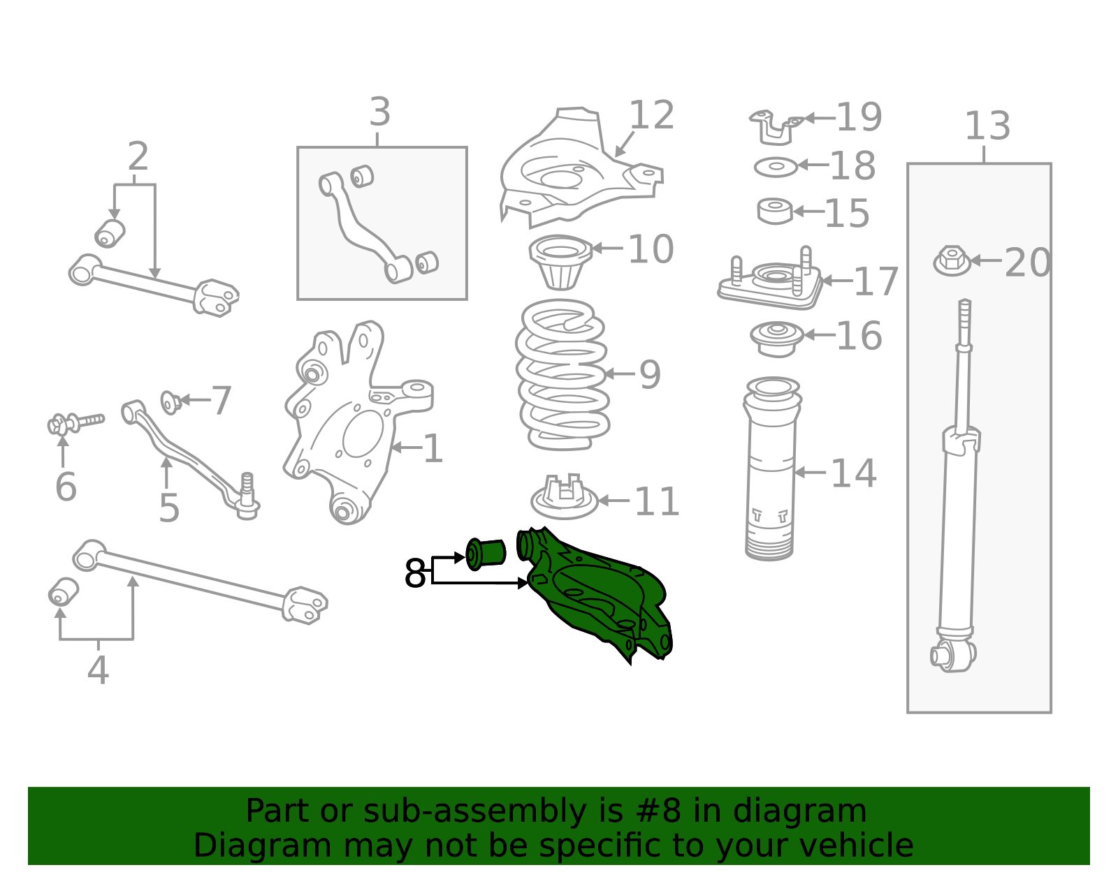 Genuine Left Lower Control Arm Lexus RC GS IS 2014-2025 New