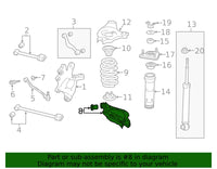 Genuine Left Lower Control Arm Lexus RC GS IS 2014-2025 New