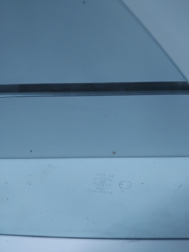 Genuine Nippon Safety Quarter Window Glass Mazda RX3 808 Savanna 2 Door Coupe 1971-1978 Used