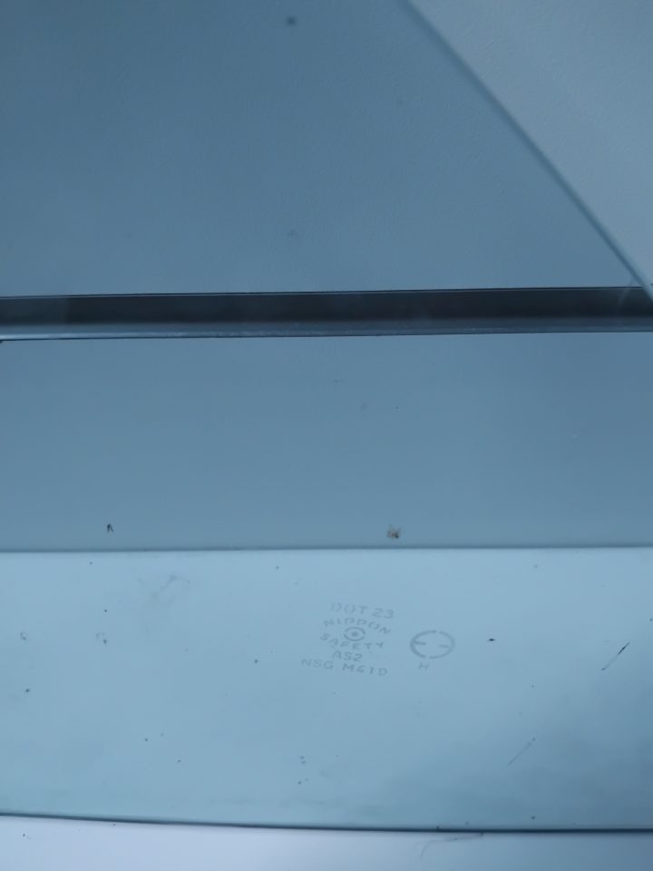 Genuine Nippon Safety Quarter Window Glass Mazda RX3 808 Savanna 2 Door Coupe 1971-1978 Used