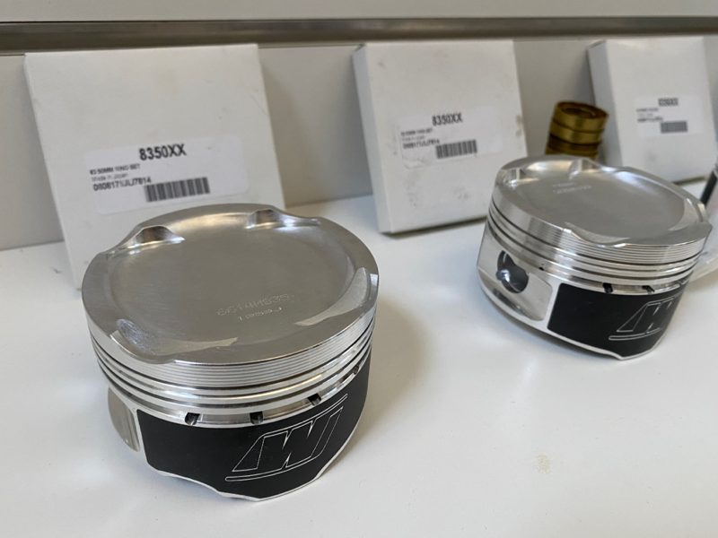 Wiseco Forged Piston kit Mazda 2.0 Fs Turbo 16.5cc dish NEW