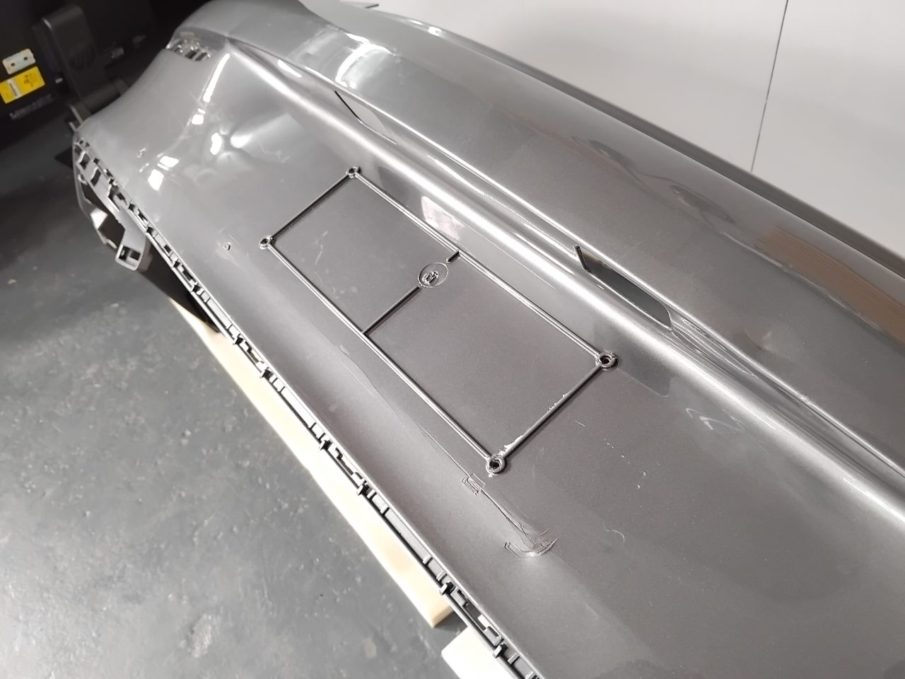 Genuine Rear Bumper Cover Mercedes C Class Coupe C205 Amg PKG PFL 2016-2019 Used