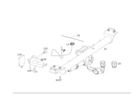 Genuine Tow Bar Mercedes GLC Class X253 2016 - 2023 New