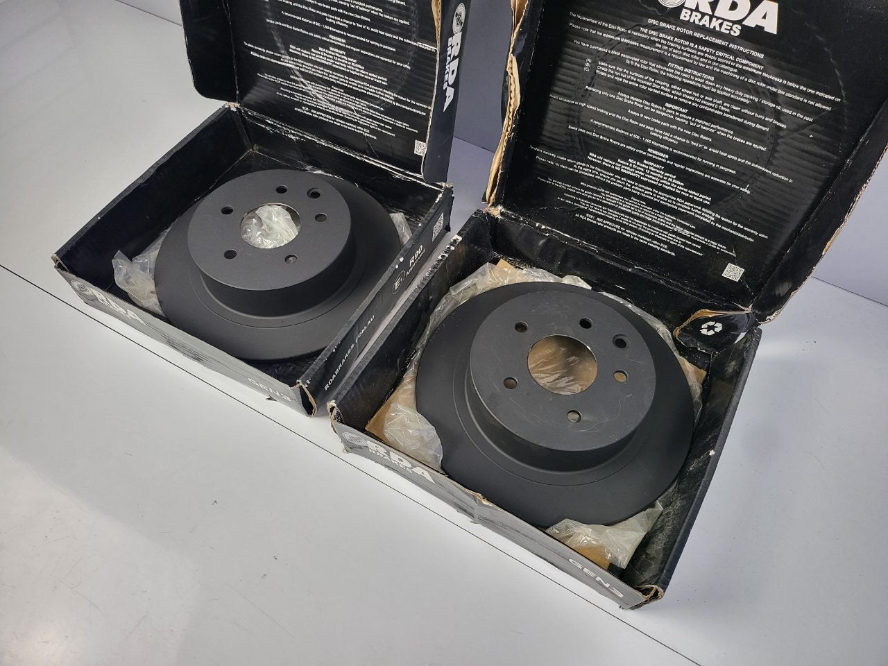 RDA Disc Brake Rotors Rear Pair Nissan Qashqai Dualis Juke Sylphy Maxima Pulsar New