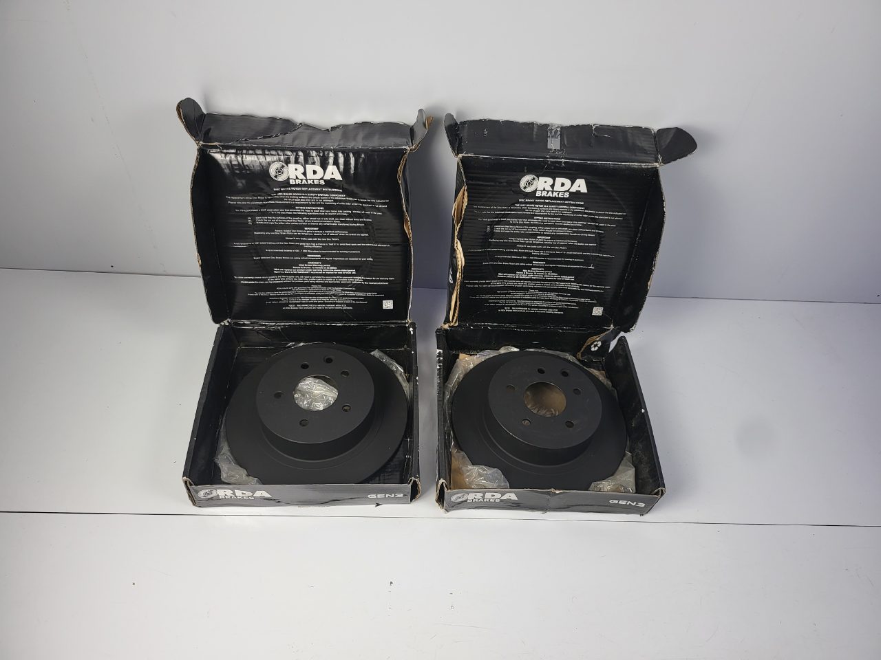 RDA Disc Brake Rotors Rear Pair Nissan Qashqai Dualis Juke Sylphy Maxima Pulsar New