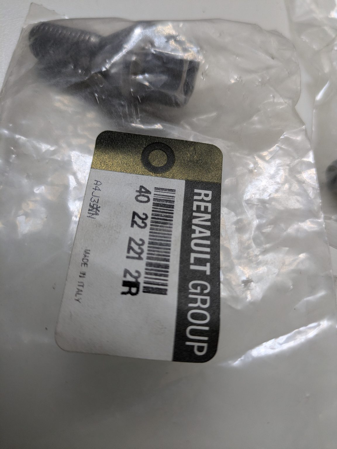Genuine Renault Wheel Bolt Nissan & Renault Megane, Zoe, Lutecia, Kangoo, Sandero New