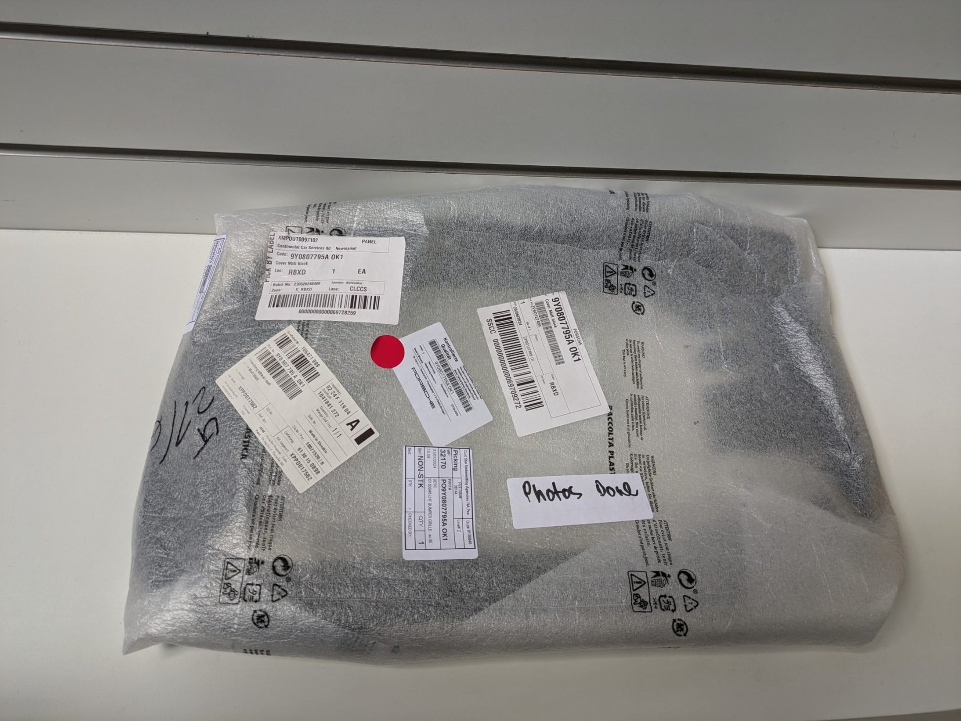 Genuine LH Bumper Grill Porsche Cayenne Turbo/Turbo S 9YA/9YB 2019 - 2023 New