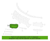 Genuine LH Bumper Grill Porsche Cayenne Turbo/Turbo S 9YA/9YB 2019 - 2023 New