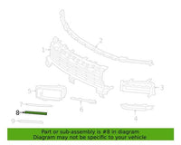 Genuine LH Center Molding Trim Porsche Cayenne Turbo/Turbo S 9YA/9YB 2019 - 2023 New