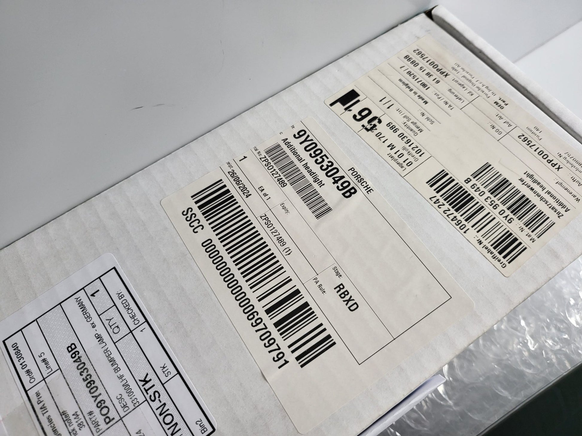 Genuine LH Daytime Headlight Porsche Cayenne Turbo S 9YA/9YB 2019 - 2023 New
