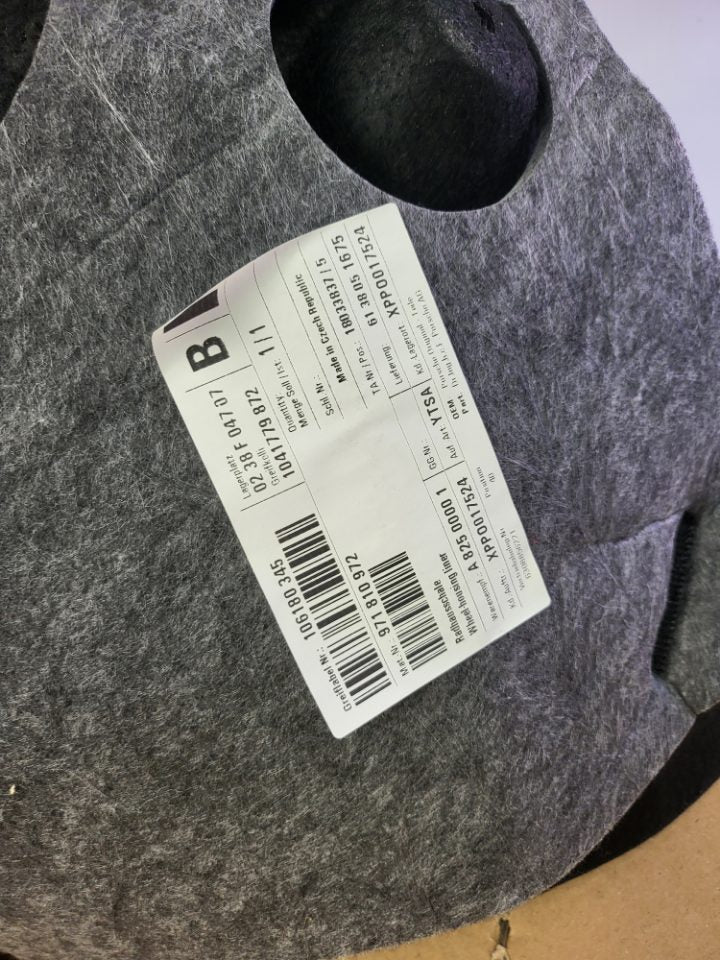 Genuine Rear Right Wheel Liner Porsche Panamera 971 2017-2023 New