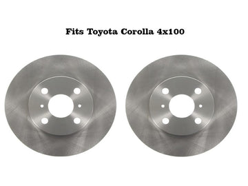 Repco Disc Front Brake Rotors Pair Toyota Corolla ZZE122 2001 – 2004 New
