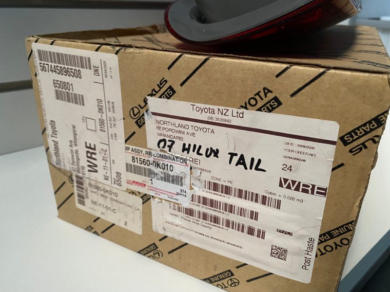 Genuine RH Taillight Toyota Hilux AN10, AN20, AN30 2004-2011 New