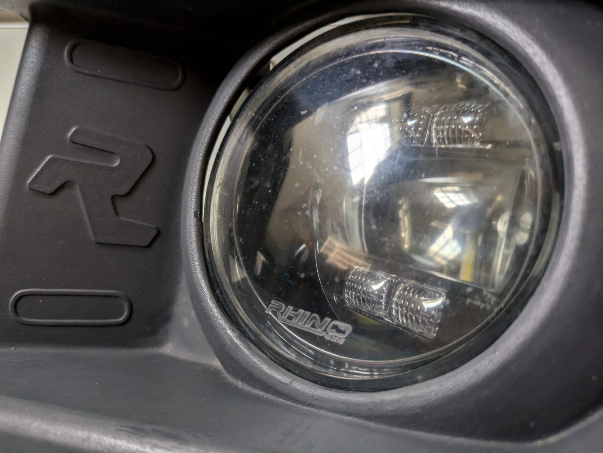 Genuine LH Fog Light & Surround Toyota Hilux Rhino Winch Bar Used