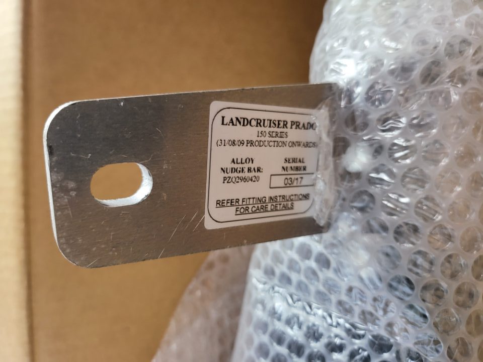 Genuine Alloy Nudge Bar Toyota LC J150 Prado 2010 - 2013 New