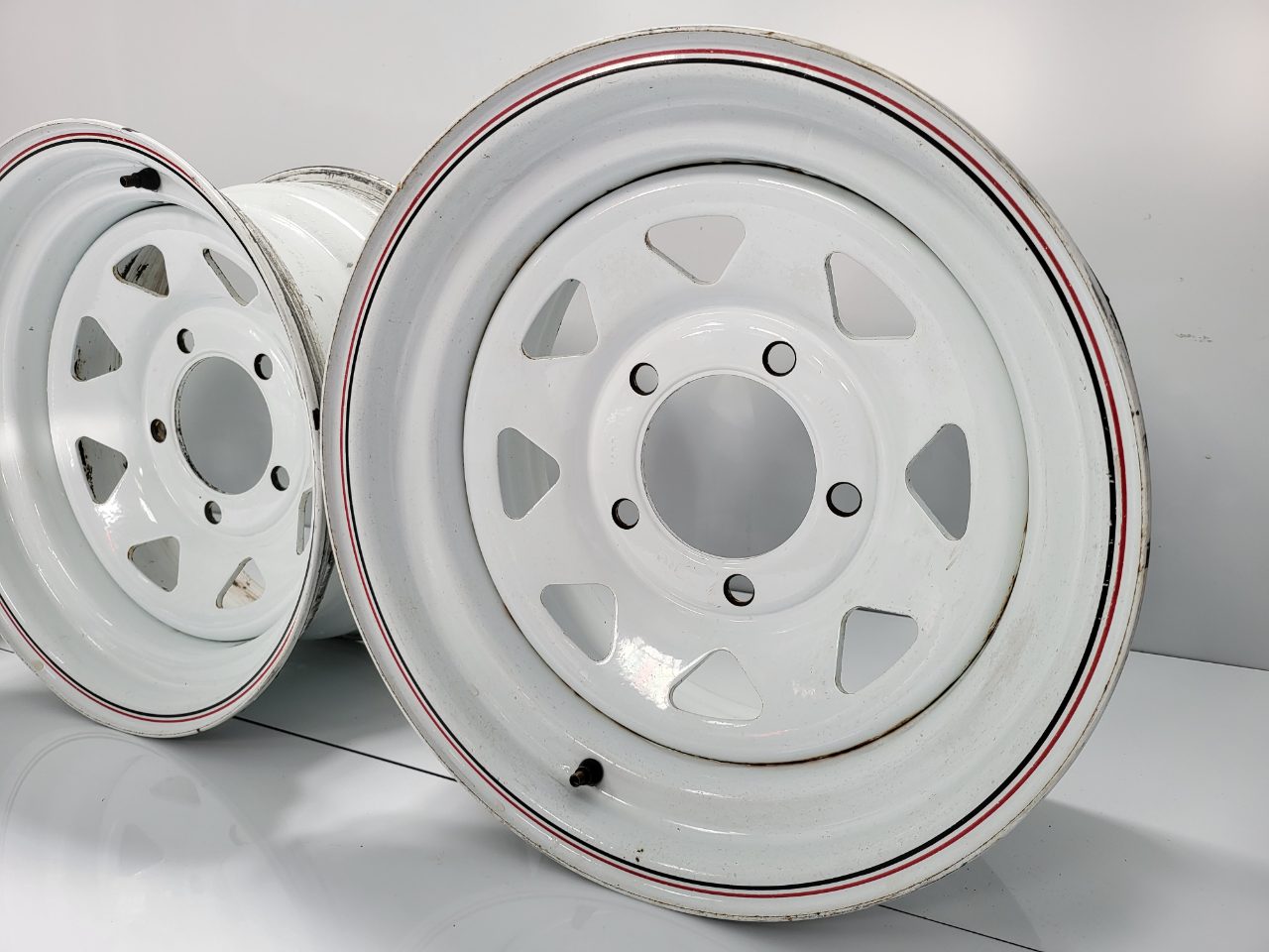 Dynamic Steel 16" x 8" Wheels 5x150 Toyota Landcruiser X4 1987-2024 Used