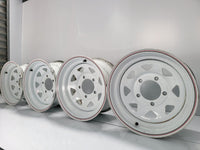 Dynamic Steel 16" x 8" Wheels 5x150 Toyota Landcruiser X4 1987-2024 Used