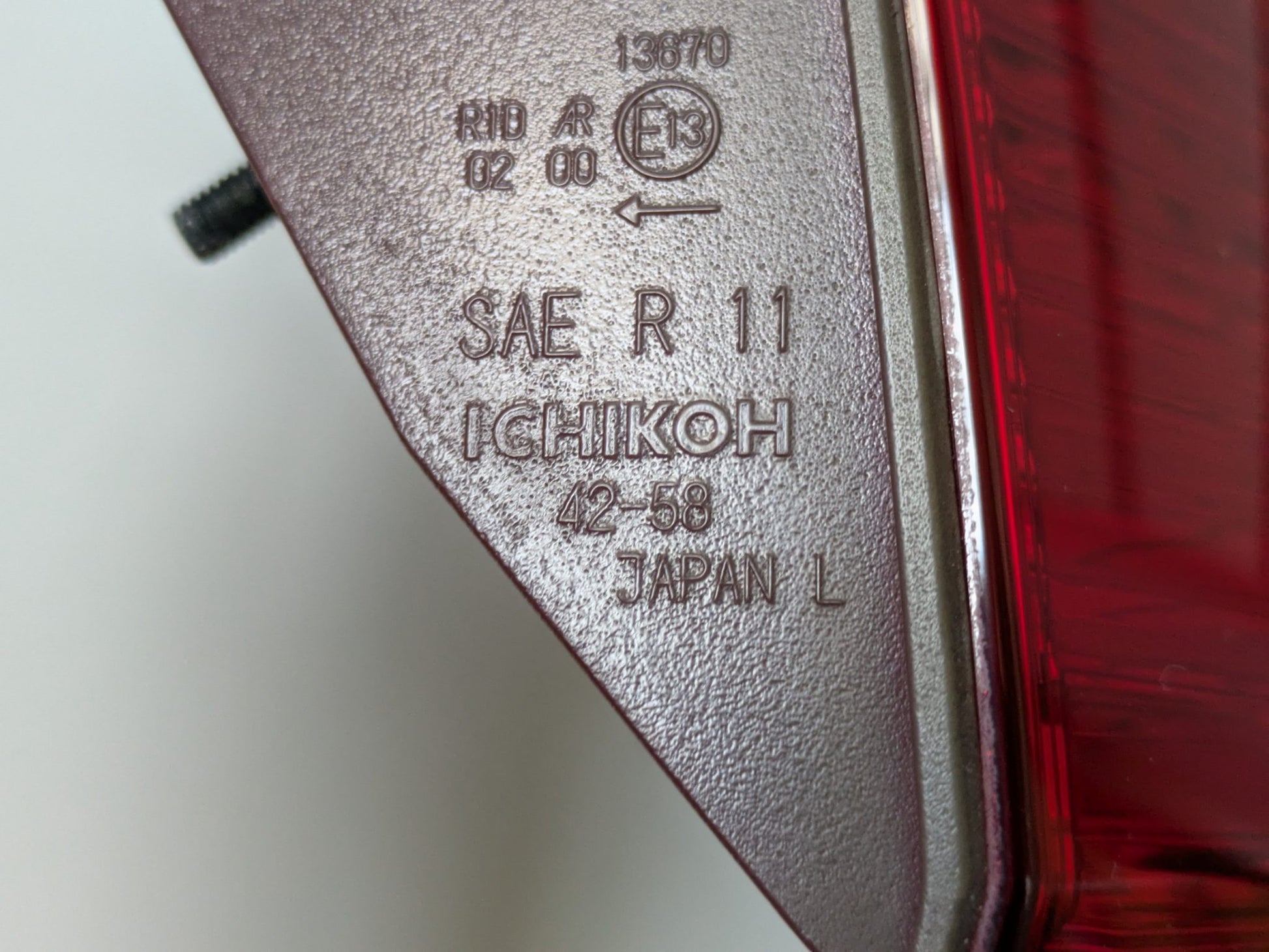 Genuine LH Taillight Toyota Rav4 Pre-Facelift XA40 2013 - 2015 Used
