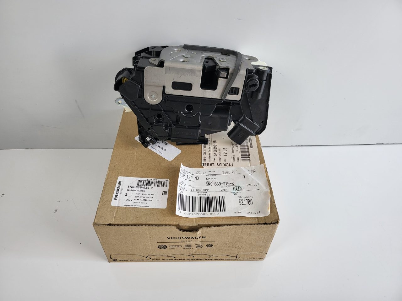 Genuine Door Lock Rear Le VW Amarok CC Tiguan Skoda Superb Fabia 2007 - 2022 New