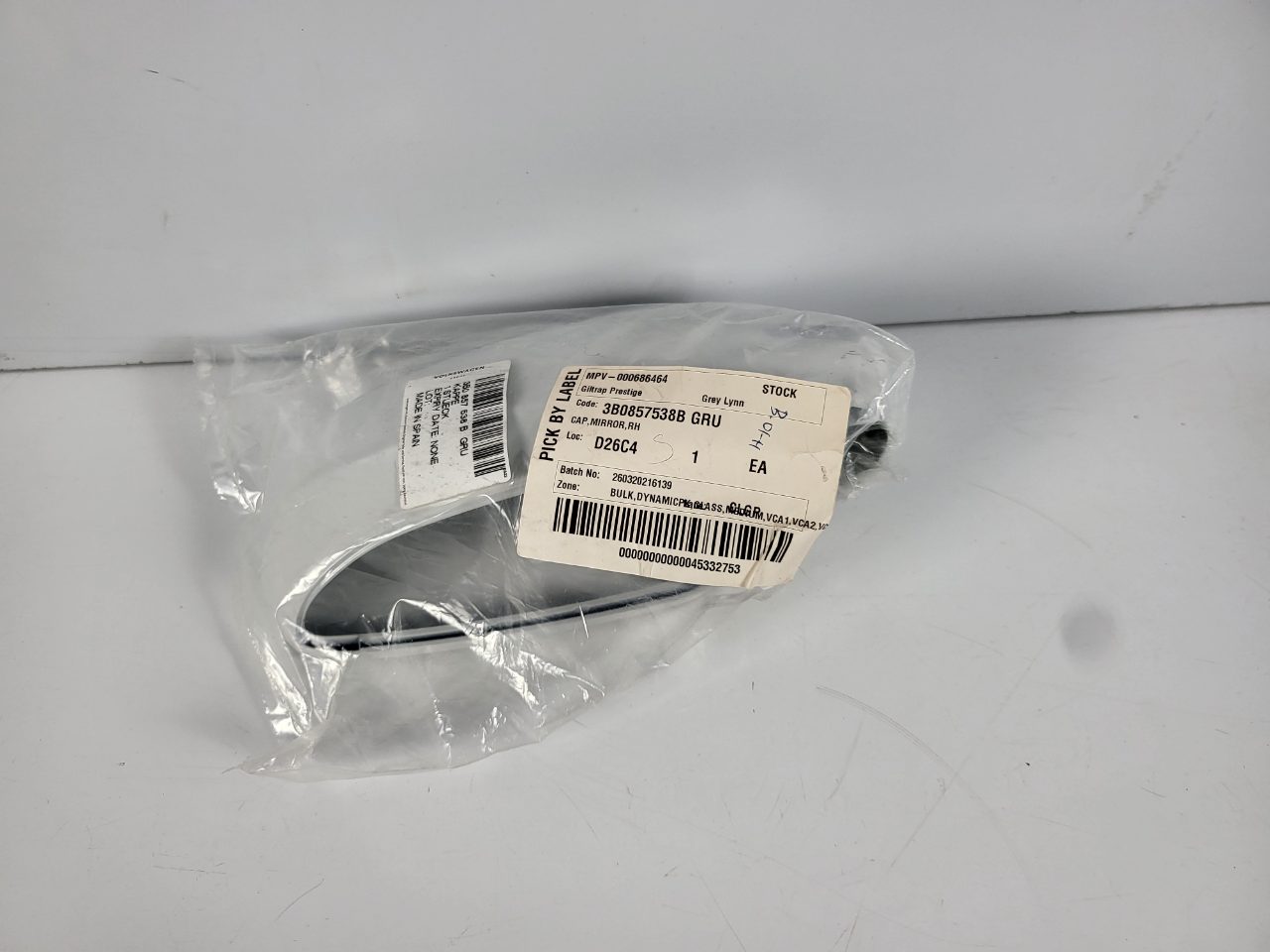 Genuine RH Door Mirror Cap Vw Golf Jetta Passat Cabrio 1999 - 2004 New