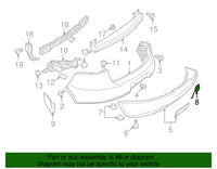 Genuine Rear Tow Hook Cover Volkswagen Golf MK5 1K 2004 - 2009 NEW