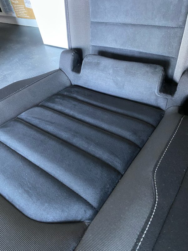 Genuine Highline Rear Bench Seat assembly Dark Blue Suede with White Stitching Seats VW Golf MK7 2012-2020 Used