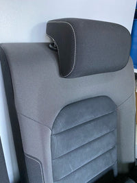 Genuine Highline Rear Bench Seat assembly Dark Blue Suede with White Stitching Seats VW Golf MK7 2012-2020 Used