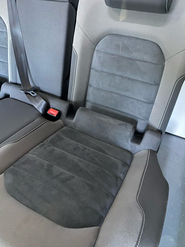 Genuine Highline Rear Bench Seat assembly Dark Blue Suede with White Stitching Seats VW Golf MK7 2012-2020 Used